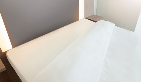Hotel fitted sheet – 100% cotton percale
